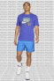 Sportswear High Summer Graphic Short Sleeve Tee Purple Mor Unisex Tişört