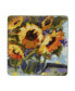 Sunflower Bouquet Square Platter 12.5" - фото #1