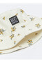 LCW ACCESSORIES Çiçekli Etiket Nakışlı Kız Çocuk Kadife Bucket Şapka