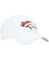 ფოტო #4 პროდუქტის Men's White Denver Broncos Clean Up Adjustable Hat