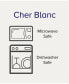 Cher Blanc 5 Piece Square Place Setting