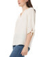 ფოტო #5 პროდუქტის Petite Printed 3/4-Sleeve Tunic Top