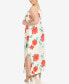 Фото #4 товара Plus Size Floral Strap Maxi Dress