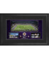 Фото #1 товара Minnesota Vikings Framed 10" x 18" Stadium Panoramic Collage with Game-Used Football - Limited Edition of 500
