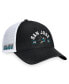Фото #1 товара Men's Black/White San Jose Sharks Free Kick Trucker Adjustable Hat