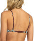 Фото #2 товара Juniors' Printed Palm Cruz Keyhole Bralette Bikini Top