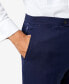 ფოტო #4 პროდუქტის Men's Modern-Fit Flex Stretch Black Tuxedo Pants