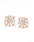 ფოტო #9 პროდუქტის Diamond Stud (1/4 ct. t.w.) in 14k White, Yellow or Rose Gold