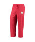 ფოტო #2 პროდუქტის Men's Red, Heathered Charcoal Maryland Terrapins Meter Long Sleeve T-shirt and Pants Sleep Set