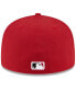 Фото #4 товара Men's Red Arizona Diamondbacks Alternate Authentic Collection On-Field 59FIFTY Fitted Hat