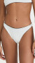 Фото #1 товара Solid & Striped 281893 Women's Bikini Bottoms, Blackout/Marshmallow, Size Small