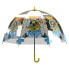 Фото #2 товара TORTUGAS NINJA Transparent Children Size Bubble Manual umbrella