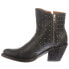 Lucchese Harley Cowhide Studded Round Toe Cowboy Booties Womens Black Casual Boo 6 - фото #4