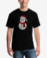 Фото #1 товара Men's Christmas Snowman Printed Word Art T-shirt