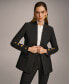 ფოტო #1 პროდუქტის Women's Button Sleeve Blazer