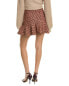 Sandro Ruffle Mini Skirt Women's