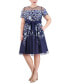 Фото #1 товара Платье Eliza J Plus Size с вышивкой из сетки