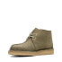 [26173615] MENS CLARKS DESERT TREK HI - FOREST GREEN