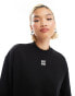 Фото #3 товара HUGO Red daxandria crewneck sweatshirt in black