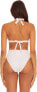 Фото #2 товара Becca by Rebecca Virtue Bianca 285942 Banded Triangle Bikini Top, Size Small