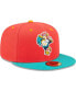 Фото #4 товара Men's Coral, Turquoise Gallos de Delmarva Copa De La Diversion 59FIFTY Fitted Hat