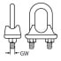 Фото #3 товара EUROMARINE A4 Cable Clamp