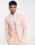 Фото #2 товара New Look slim suit jacket in pink