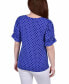 ფოტო #2 პროდუქტის Petite Elbow Cuffed Sleeve Hardware Top