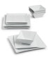 12 Pc. Square Dinnerware Set, Service for 4, Created for Macy's