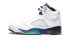 Jordan Air Jordan 5 Retro Grape 高帮 复古篮球鞋 男女同款 白紫葡萄 2013版