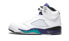 Кроссовки Nike Air Jordan 5 Retro Grape (2013) (Белый)