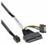 Фото #1 товара InLine U.2 connection cable - SSD with U.2 (SFF-8639) to SFF-8643 + power - 0.5m