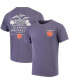 Фото #2 товара Men's Purple Clemson Tigers Campus Local Comfort Colors T-shirt