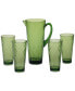 Фото #1 товара Green Diamond Acrylic 5-Pc. Drinkware Set