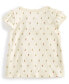 ფოტო #3 პროდუქტის Baby Girls Felicity Field Short-Sleeve Ruffled Top, Created for Macy's