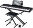Фото #1 товара McGrey SK-88 Keyboard Super Kit - Beginner's Keyboard in Stage Piano Look with 88 Light Keys - 146 Sounds - Includes Sustaining Pedal, Keyboard Stand, Stool and Headphones - Black
