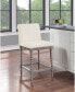 Фото #12 товара Abbott 26" Spindle Counter Stool with Frame and Faux Leather