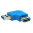 Фото #1 товара InLine USB 3.0 Adapter Type A male / A female left angled 90°