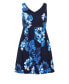 Plus Size Hydrangea Print Dress