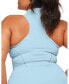 ფოტო #3 პროდუქტის Plus Size Awaken Mock Neck Awaken Tank