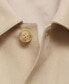 Men's Pockets Detail Suede Effect Overshirt