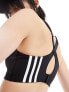 adidas Performance TLDR high support bra in black