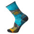 SMARTWOOL Hike Light Cushion Great Excursion Print Crew long socks