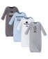 Baby Girl Cotton Gowns, 4-Pack