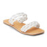 Фото #2 товара BEACH by Matisse Amalia Flat Womens White Casual Sandals AMALIA-100