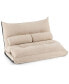 Фото #1 товара Adjustable Floor Sofa Bed with 2 Lumbar Pillows