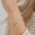 Фото #2 товара Romantic silver bracelet with hearts AJNR0021
