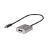 Фото #2 товара USB C to DisplayPort Adapter - 8K/4K 60Hz USB-C to DisplayPort 1.4 Adapter Dongle - USB Type-C to DP Monitor Video Converter - Works w/Thunderbolt 3 - w/12" Long Attached Cable - USB Type-C - DisplayPort output - 7680 x 4320 pixels