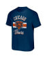 Фото #2 товара Men's NFL x Darius Rucker Collection by Navy Chicago Bears Stripe T-shirt