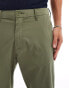 Фото #5 товара Hollister slim straight tech cotton nylon chinos in dark green